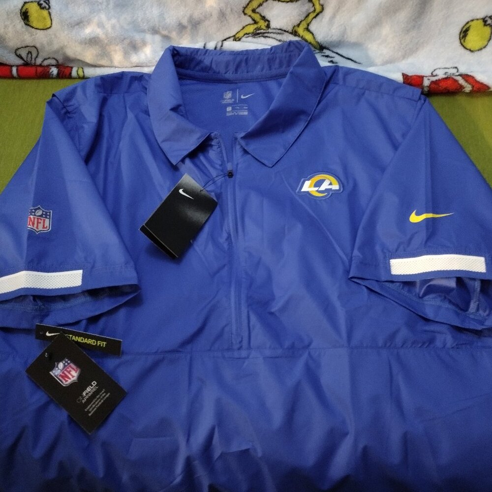 Nike NFL L.A. Rams Men's On Field Pull Over (Blue)